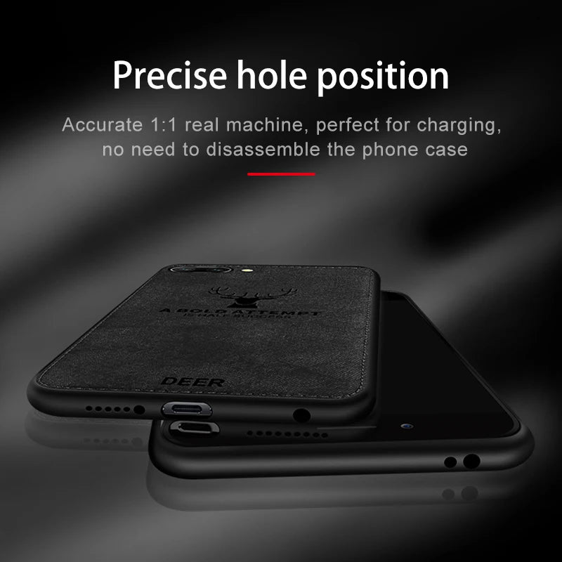 Deer Cloth Phone Case for Huawei Honor 20 Pro Lite 10 10i 8A 8C 8X 8S 9X PRO 7X 7S 7A Honor 7C 9 20s 9A Soft Silicone Frame Case